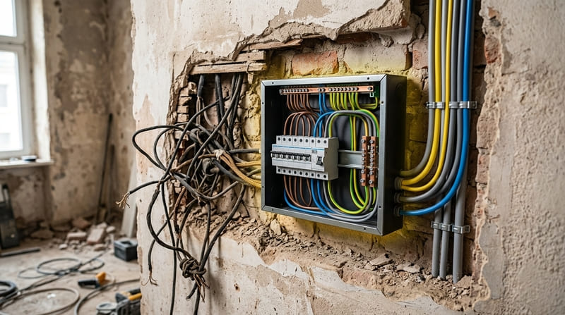 Elektroinstallation bei Sanierungen Aachen