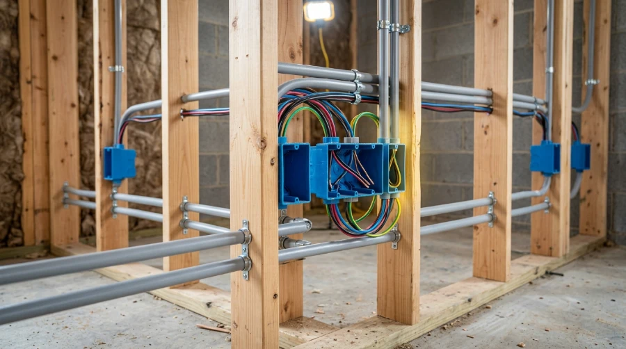 Jungen Elektrotechnik Elektriker in Alsdorf Neubau