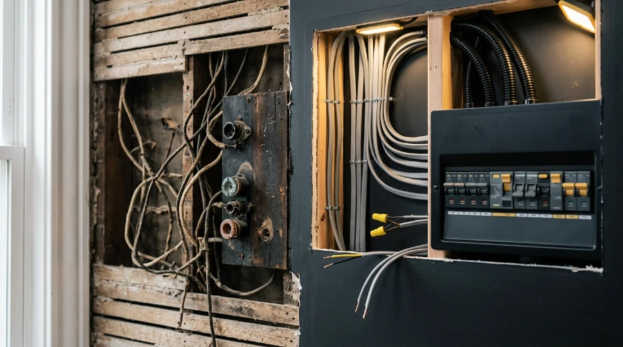 Jungen Elektrotechnik Elektriker in Alsdorf Sanierung