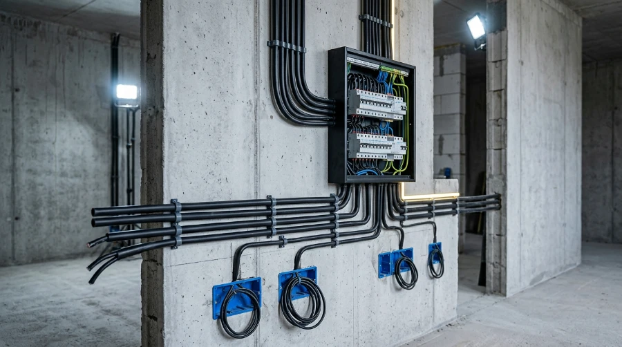 Jungen Elektrotechnik GmbH Elektriker in Juchen Neubau